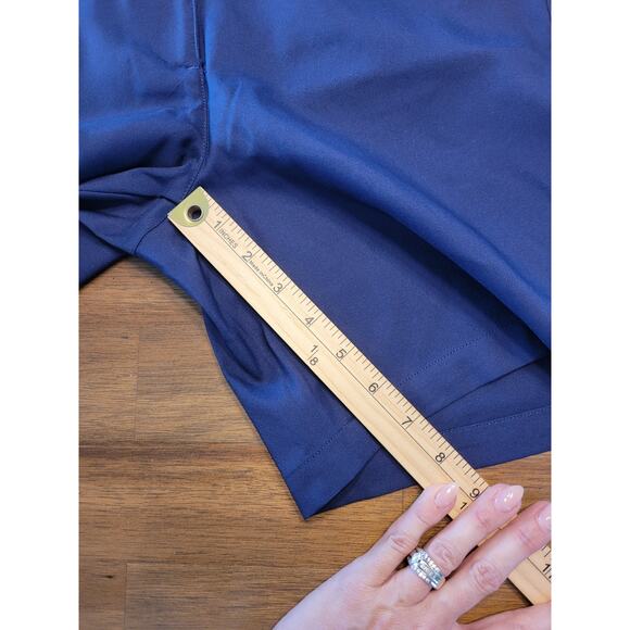 Lillie Green UPF 30 Women’s Golf & Tennis Shorts – Navy Blue – Size 2 - Picture 12 of 12